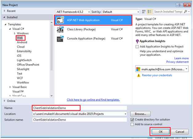 ASP.NET Web Application